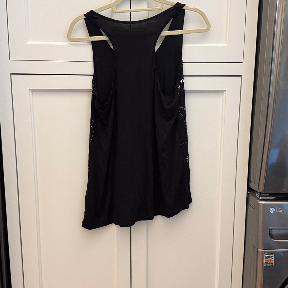 Bear Dance Black Cat Print Tank Top - Picture 3 of 3